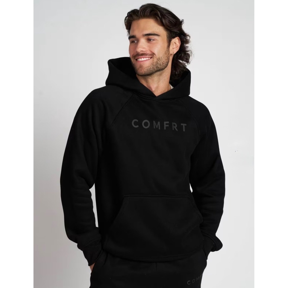 COMFRT Heavyweight Obsidian Black Tranquil Sweatsuit set pants and hoody XL